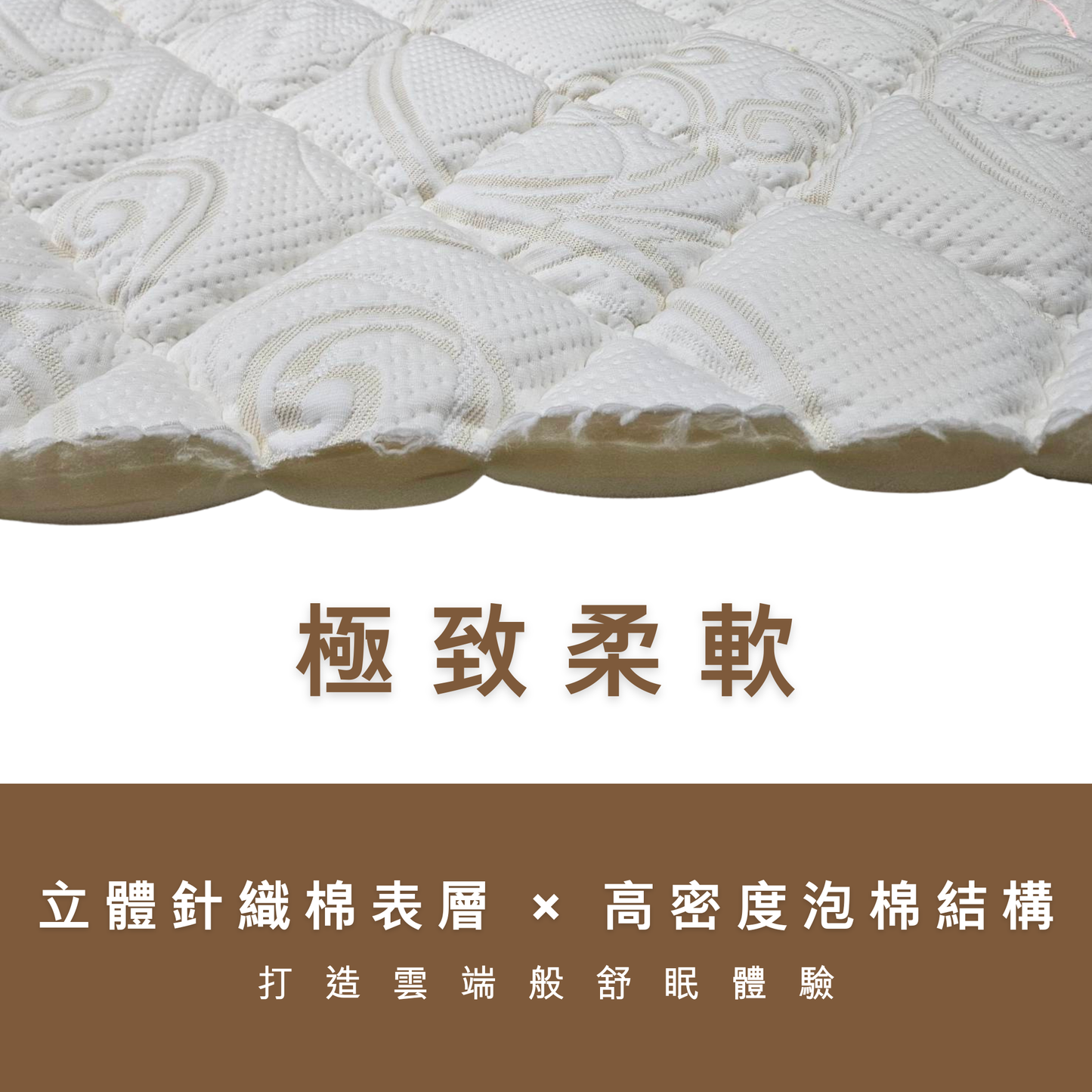 B款｜710顆蜂巢式獨立筒床墊・直列式排列｜四款可選・十年保固